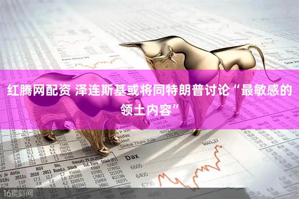 红腾网配资 泽连斯基或将同特朗普讨论“最敏感的领土内容”