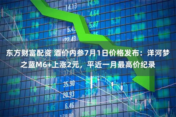 东方财富配资 酒价内参7月1日价格发布：洋河梦之蓝M6+上涨2元，平近一月最高价纪录